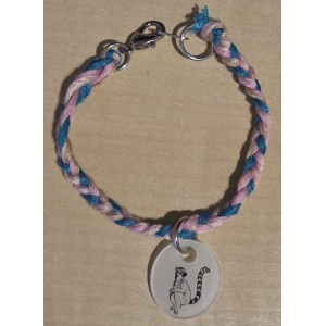 Ringtail Lemur Charm Bracelet